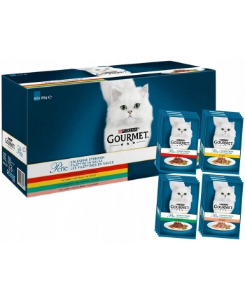 purina nestle Karma Gourmet Perle fileciki w sosie 60x85g nr 1