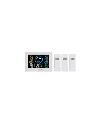 BLAUPUNKT Stacja pogodowa z 3 czujnikami z LCD WS40WH nr 1