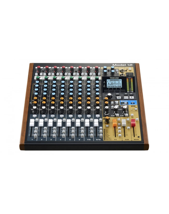 Tascam Model 12 - 10-kanałowy mikser z 12-ścieżkowym rejestratorem główny