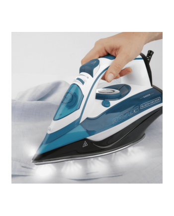 Żelazko parowe Black+Decker BXIR2402E (2400W; biały)