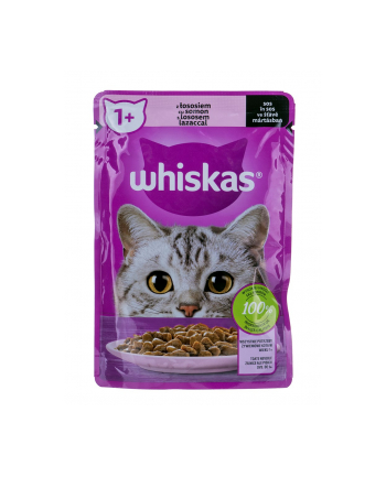 WHISKAS Adult Łosoś w sosie - saszetka 85g