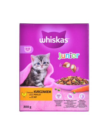 WHISKAS Junior z kurczakiem 300g