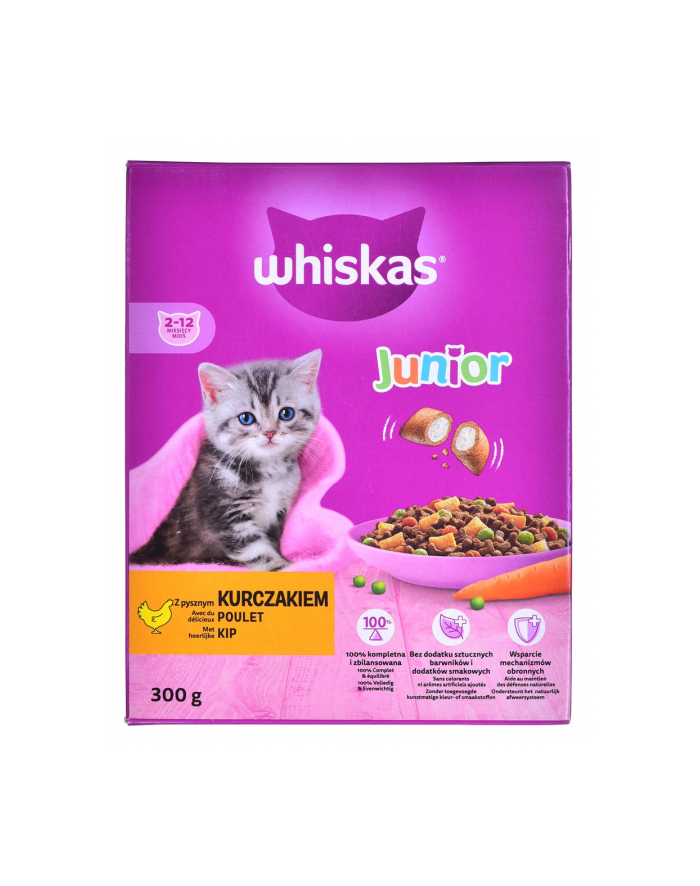 WHISKAS Junior z kurczakiem 300g główny