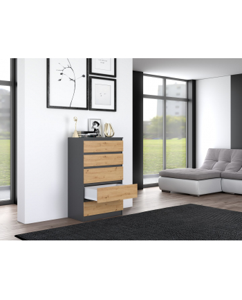 top e shop Komoda M5 70x40xH112 antracyt/artisan nr 1