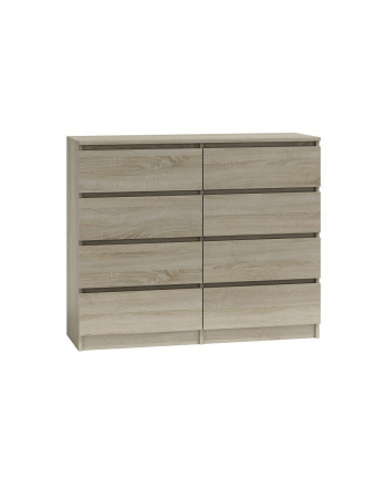top e shop M8 MALWA KOMODA 120CM 8 SZUFLAD SONOMA