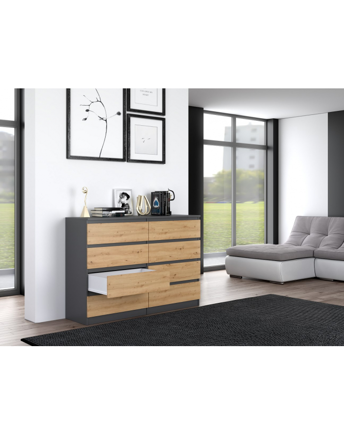 top e shop Komoda M8 140 138x40xH97 antracyt/artisan główny