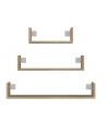 top e shop Zestaw 3 x półka wisząca MOBI 3P 80x20xH14 sonoma - nr 4