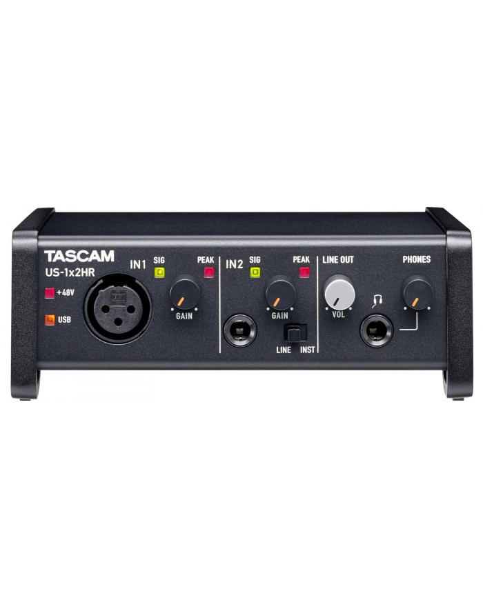 Tascam US-1x2HR - Interfejs audio USB wysokiej rozdzielczości (2 wejścia / 1 mic, 2 wyjścia) główny