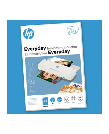 hewlett-packard Folia laminacyjna HP EVERYDAY A4 80 mic, 100 szt