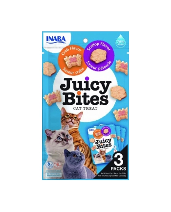Przysmak Inaba JUICY BITES Przegrzebek i krab dla kota 3x11,3g nr 1
