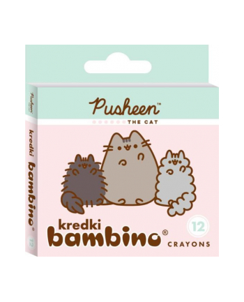 majewski Kredki bambino 12 kolorów Pusheen