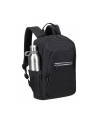 RIVACASE PLECAK NA LAPTOP 13,3-14 ALPENDORF ECO, CZARNY, MATERIAŁ WODOODPORNY, EKO RPET, KIESZENIE NA SMARTFON, DOKUM,AKCES - nr 116