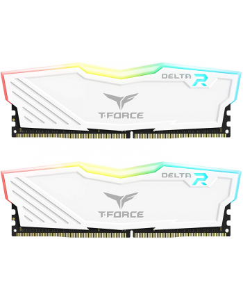 Team Group DDR4 -16GB - 3600 - CL - 18 T-Force Delta Kolor: BIAŁY Dual Kit