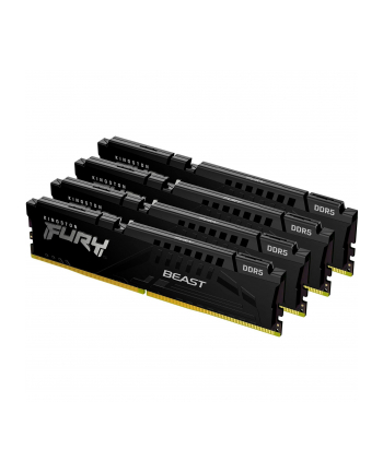 kingston Pamięć DDR5 Fury Beast 128GB(4*32GB)/5600 CL40 czarna