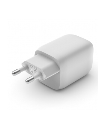 BELKIN WALL CHARGER 65W DUAL USB-C GAN PPS WHITE