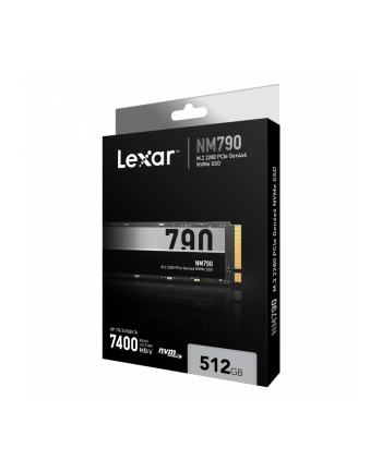 lexar Dysk SSD NM790 512GB 2280 PCIeGen4x4 7200/4400MB/s nr 1