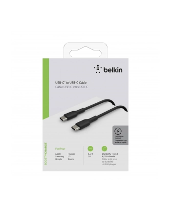 belkin Kabel BoostCharge USB-C/USB-C 2m czarny nr 1