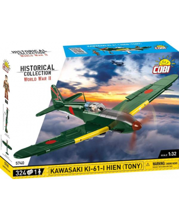 COBI 5740 Historical Collection WWII samolot Kawasaki KI-61-I Hein (Tony)