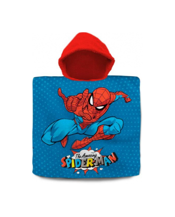Ręcznik ponczo 60x120cm bawełniany Spiderman SPM-D37B Kids Euroswan