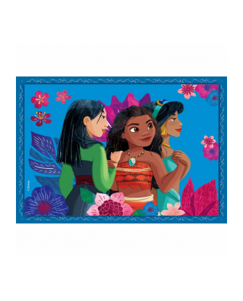 Clementoni Puzzle 4w1 Księżniczki Princess 21517