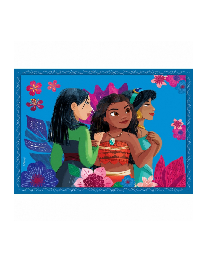Clementoni Puzzle 4w1 Księżniczki Princess 21517 główny