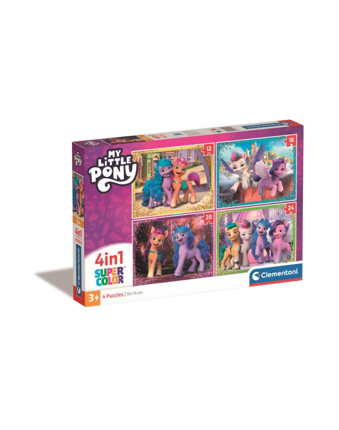 Clementoni Puzzle 4w1 My Little Pony 21519 główny