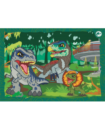 Clementoni Puzzle 4w1 Jurassic World 21521