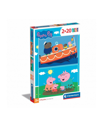 Clementoni Puzzle 2x20el Świnka Peppa 24797