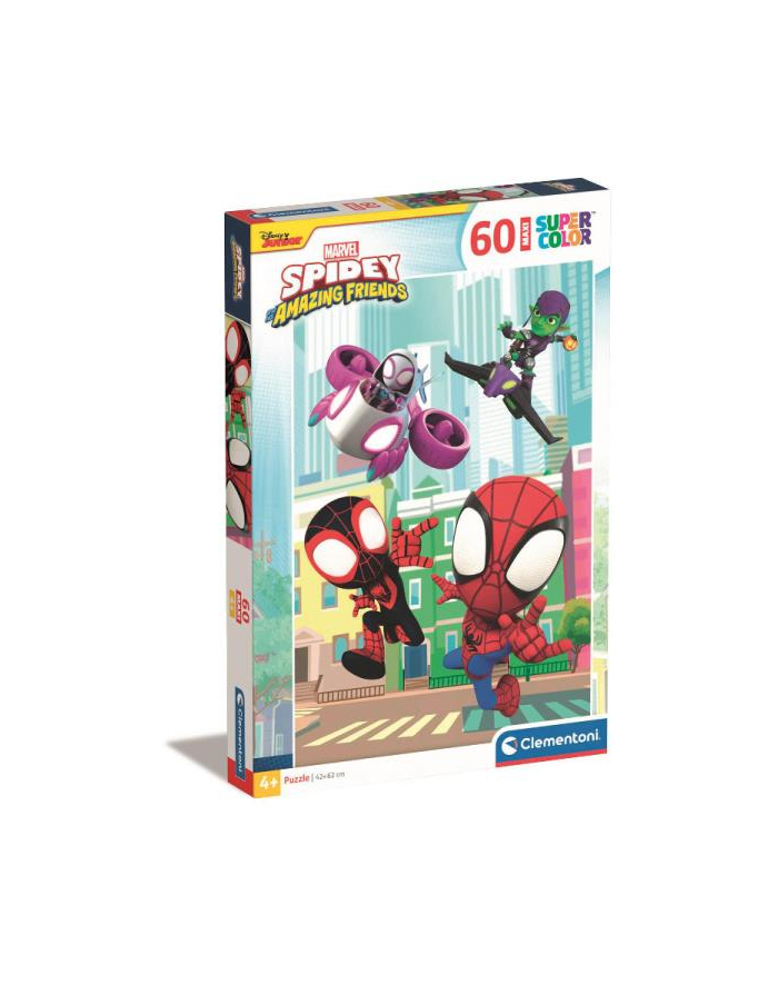 Clementoni Puzzle 60el Maxi Spidey i Niesamowici Przyjaciele 26476 główny