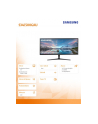 samsung Monitor 34 cale LS34C500GAUXEN VA 3440x1440 Ultra WQHD 21:9 format kinowy 2xHDMI/1xDP 5ms (GTG) płaski 2 lata d2d - nr 5