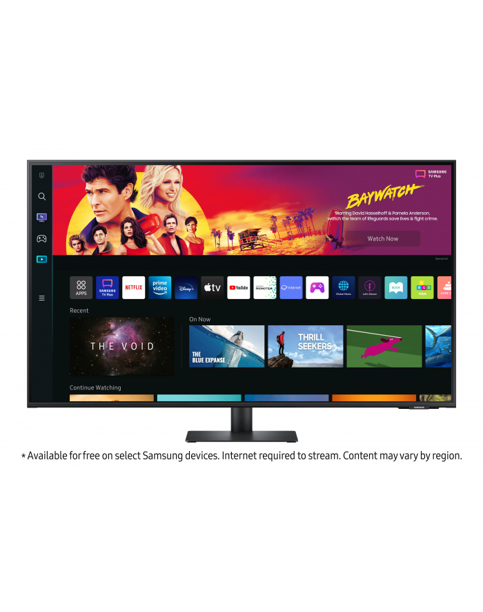 samsung Monitor 43 cale LS43BM700UPXEN VA 3840x2160 UHD 16:9 2xHDMI 1xUSB-C (65W) 4 ms (GTG) głośniki płaski SMART 2 lata d2d główny