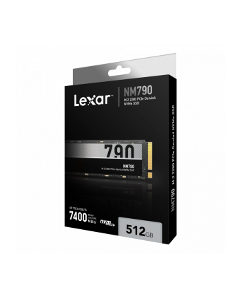 lexar Dysk SSD NM790 512GB 2280 PCIeGen4x4 7200/4400MB/s