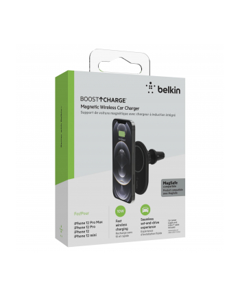 belkin Magnetyczna bezprzewodowa ładowarka samochodowa na kratkę wentylacyjną + ładowarka  Boost Charge 10W nr 1
