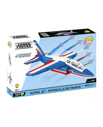 COBI 5841 Armed Forces Alpha Jet Patrouille de France 387 klocków nr 2