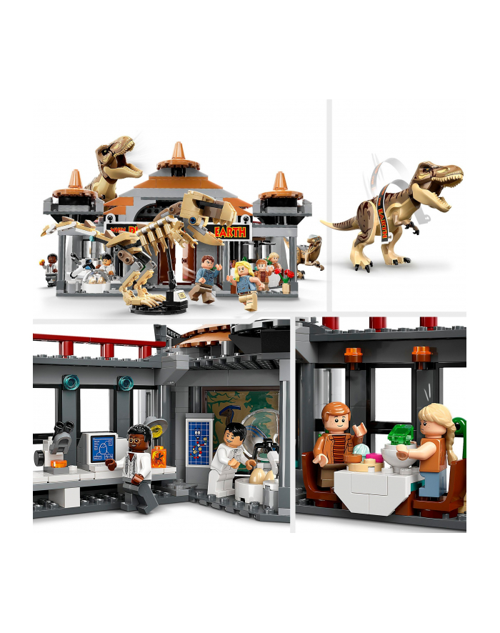 LEGO 76961 JURASSIC WORLD Visitor Center: T. rex 'amp; Raptor Attack p3 główny