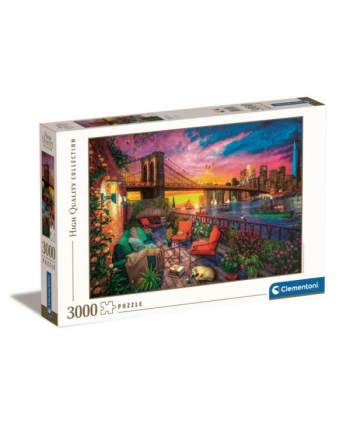 Clementoni Puzzle 3000el Manhattan Balcony Sunset 33552