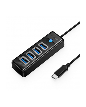 ORICO HUB USB-C 4X USB-A 31, CZARNY