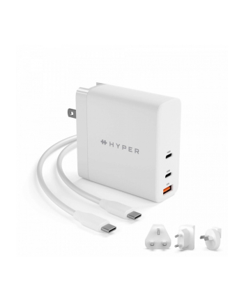 hyperdrive Ładowarka USB-C 140 W PD 3.1 z adapterami Biała