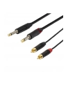 sound station quality (ssq) SSQ RCAJM5 - Kabel 5 metrowy 2xRCA- 2x JACK MONO 6,3mm - nr 3