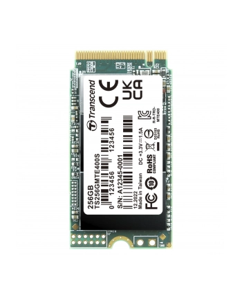 TRANSCEND 256GB M.2 2242PCIe Gen3x4 NVMe 3D TLC DRAM-less nr 1