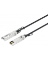 INTELLINET SFP+ 10G Passive DAC Twinax Cable SFP+ to SFP+ 1 m 3 ft. MSA-compliant Direct Attach Copper AWG 30 Black - nr 1
