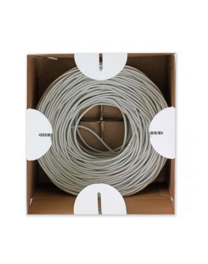 TECHLY KABEL SKRĘTKA CAT6 UTP LSZH DRUT MIEDŹ 305M główny