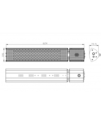 Stalowy ogrzewacz tarasowy Activejet APH-IW2000