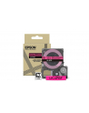 EPSON Colour Tape Fluorescent Pink/Black 12mm 5m LK-4PBF - nr 1