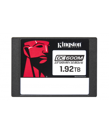 Dysk SSD Kingston DC600M 192TB SATA 25''; SEDC600M/1920G (DWPD 1)