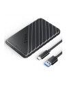 ORICO OBUDOWA DYSKU 2,5''; USB-C 31 6GBPS, CZARNA - nr 1