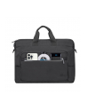 RIVACASE TORBA NA LAPTOP 15,6-16 ALPENDORF ECO, CZARNA, MATERIAŁ WODOODPORNY, EKO RPET, KIESZENIE NA SMARTFON, DOKUM,AKCES - nr 6