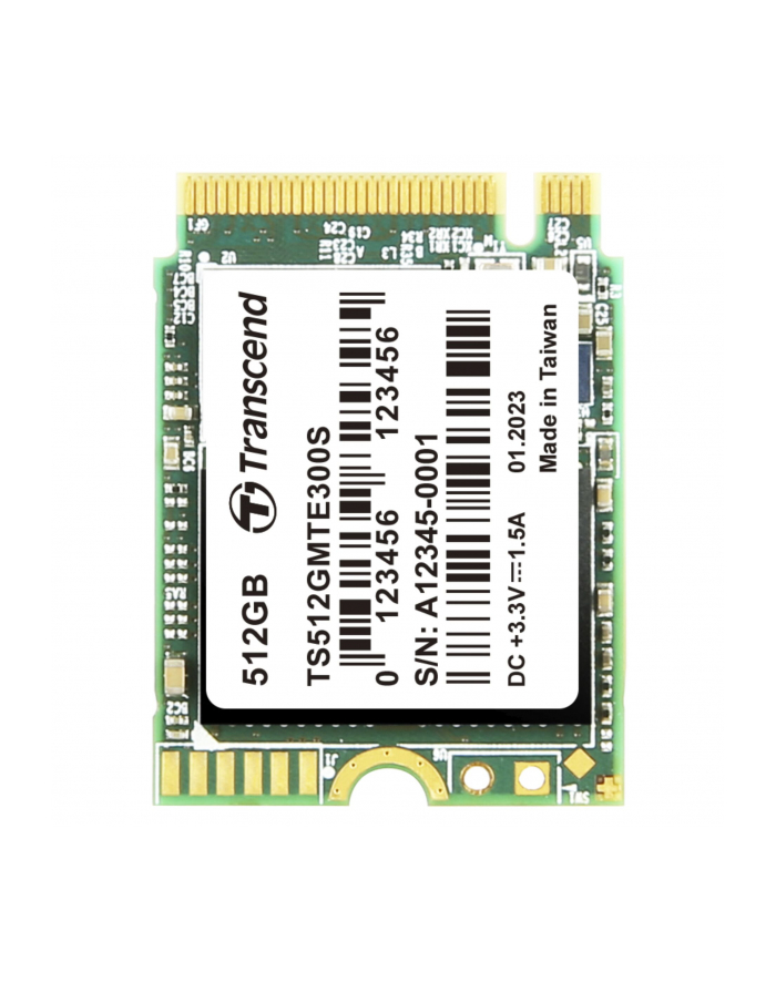 TRANSCEND 256GB M.2 2230 SSD PCIe Gen3x4 NVMe 3D TLC DRAM-less główny