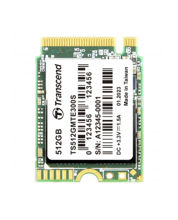 TRANSCEND 256GB M.2 2230 SSD PCIe Gen3x4 NVMe 3D TLC DRAM-less