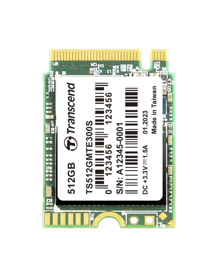 TRANSCEND 512GB M.2 2230 SSD PCIe Gen3x4 NVMe 3D TLC DRAM-less główny